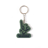 Groene islamitische sleutelhanger met Arabisch schrift voor prachtige islamitische sieraden